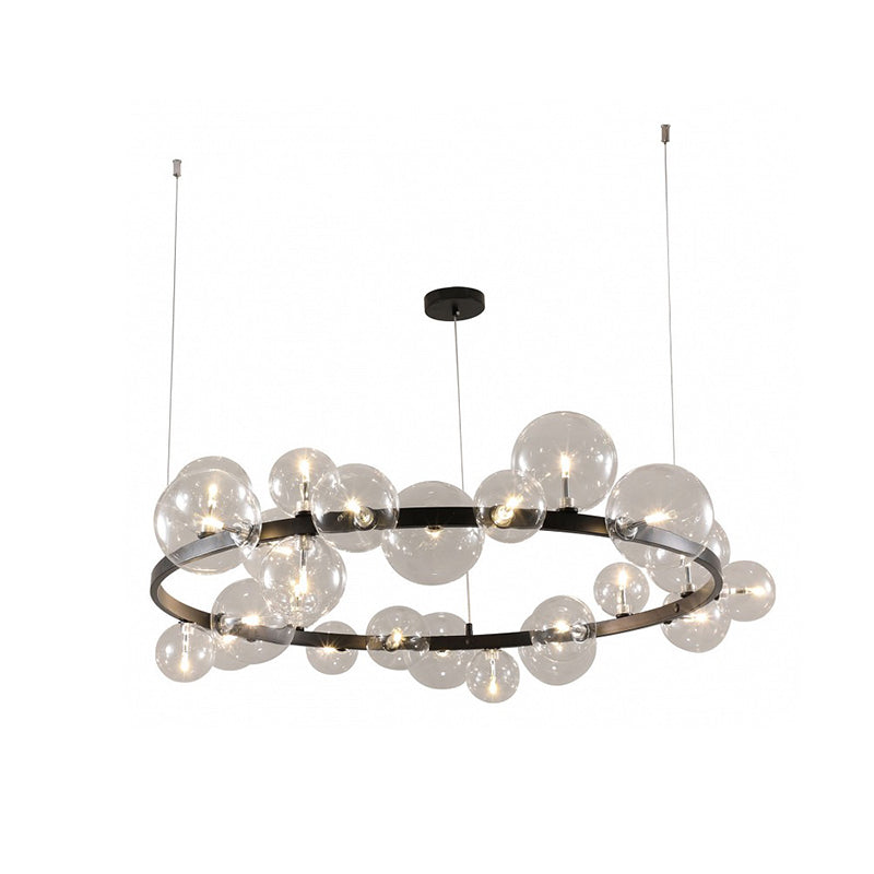 WOMO Lámparas Colgantes Burbujas de Cristal Circulares-WM2292
