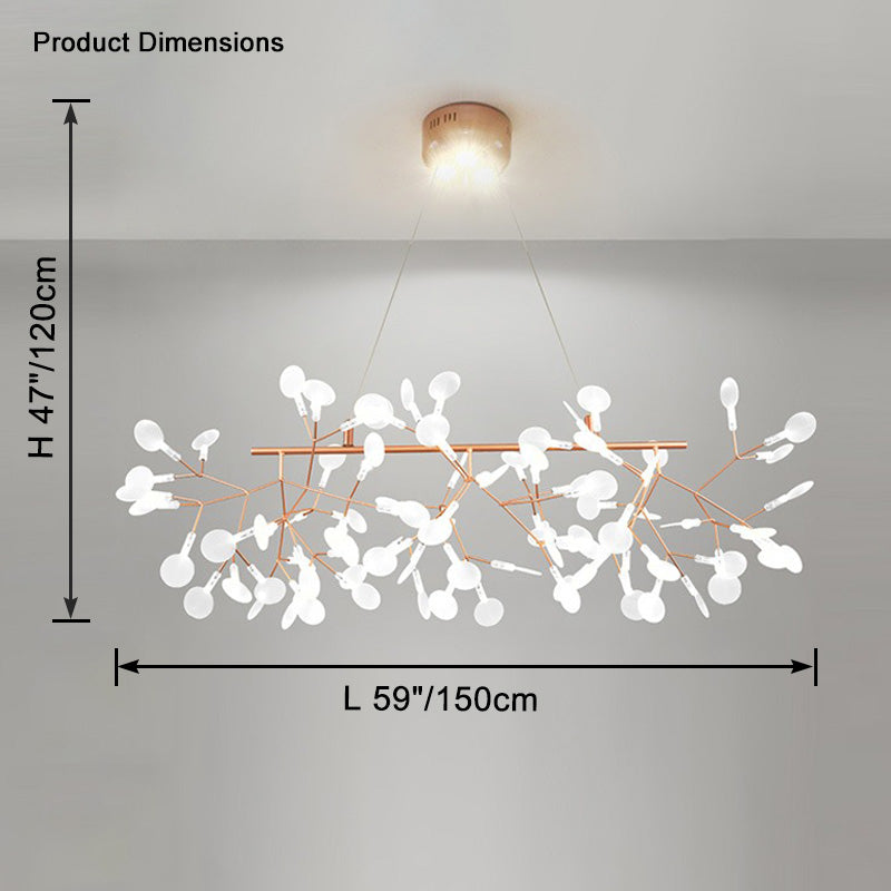 WOMO Lámparas Colgantes Lineal Heracleum / Luciérnaga - WM2436