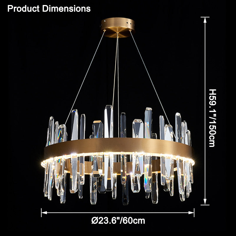 WOMO Lámparas Colgantes Redondo de Cristal - WM2485a