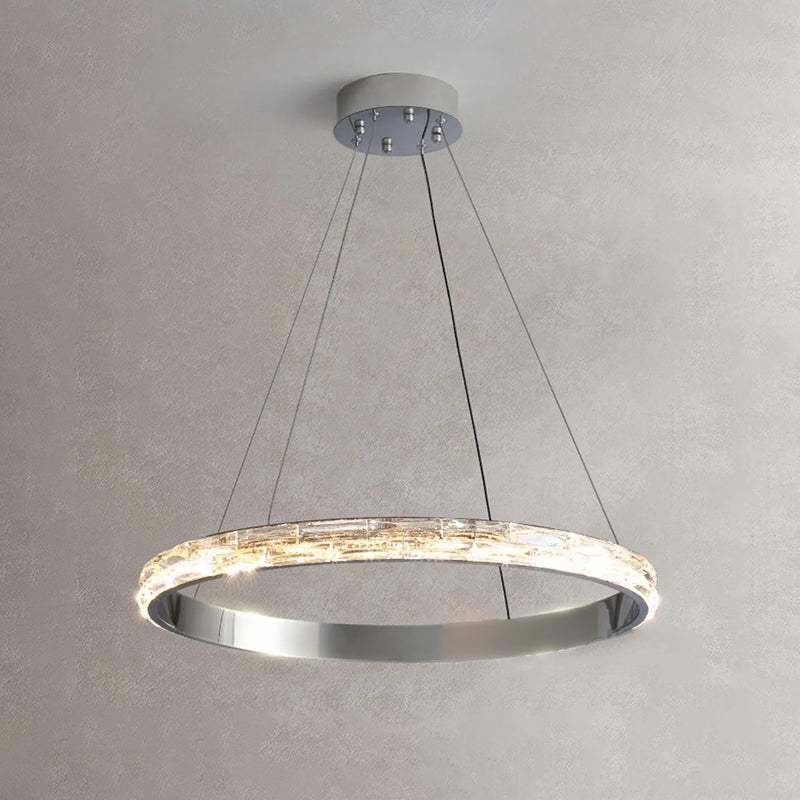 WOMO LED Crystal Circular Chandelier - WM2491a