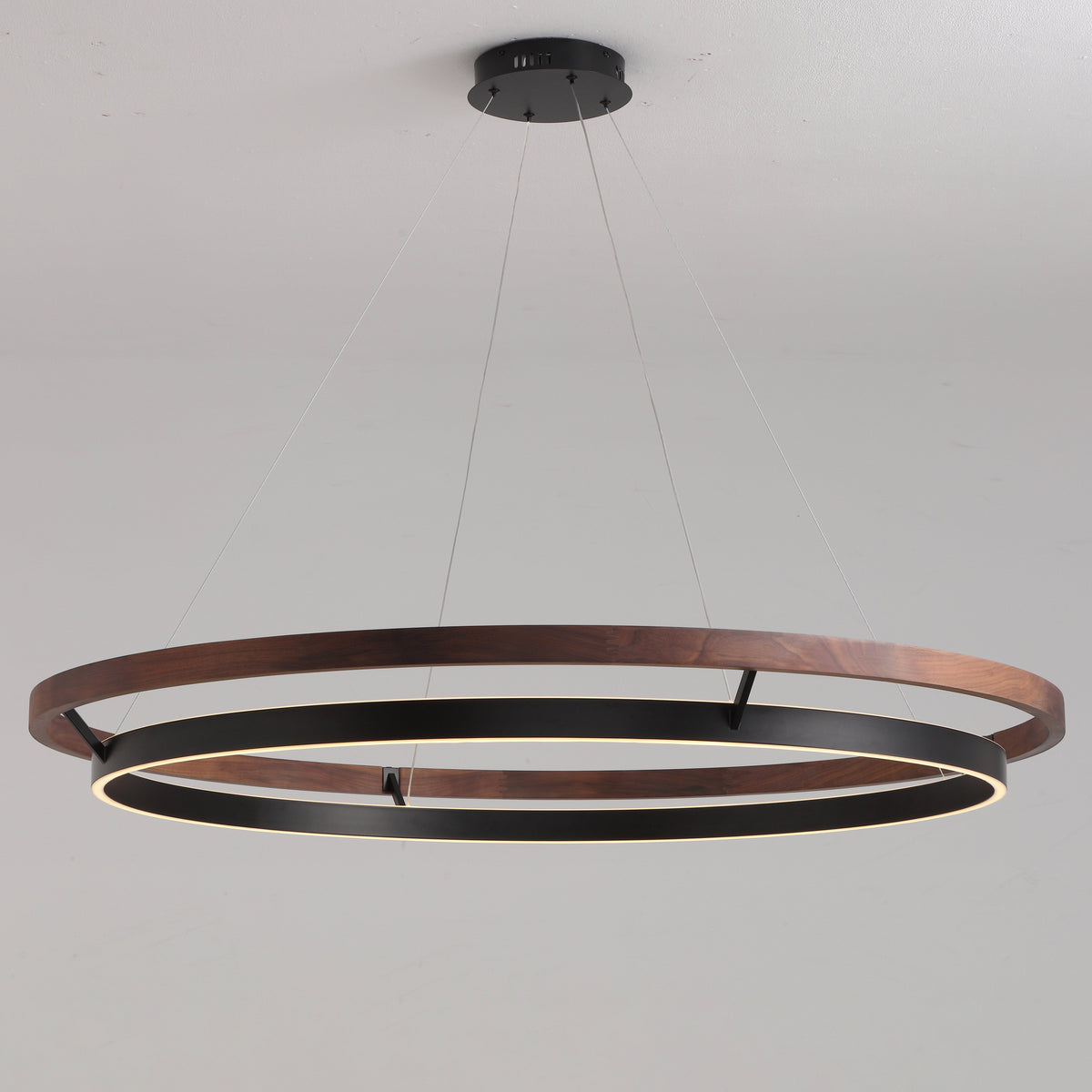 WOMO Wooden Circular LED Pendant Lights - WM2492