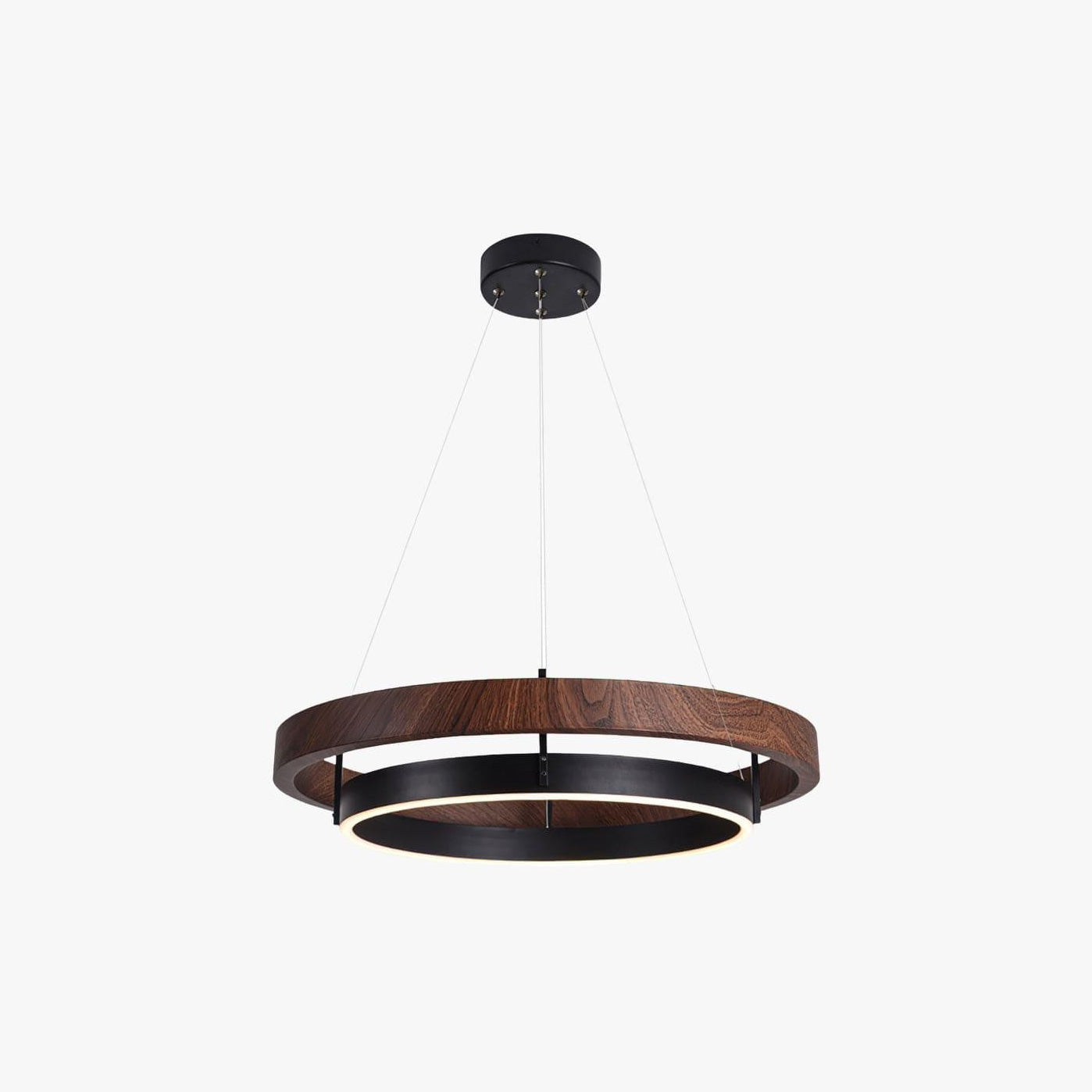 WOMO Lámparas Colgantes LED Circular de Madera - WM2492