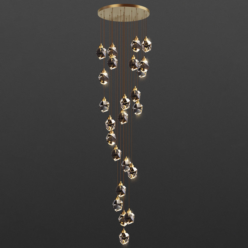 WOMO Lámparas Colgantes Cristal Múltiple Luces-WM2189