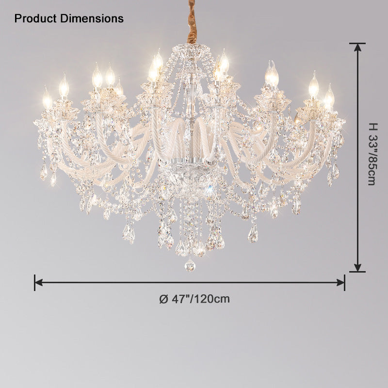 WOMO Victorian Crystal Prism Hanging Lamps - WM2340