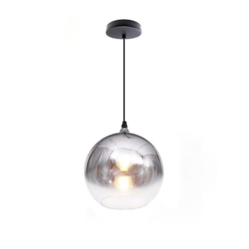 WOMO Lámpara colgante con forma de globo de cristal de colores - WM2500