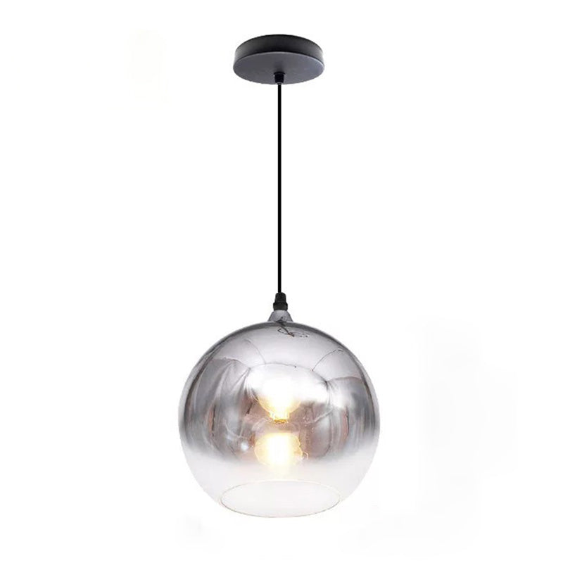WOMO Lámpara colgante con forma de globo de cristal de colores - WM2500