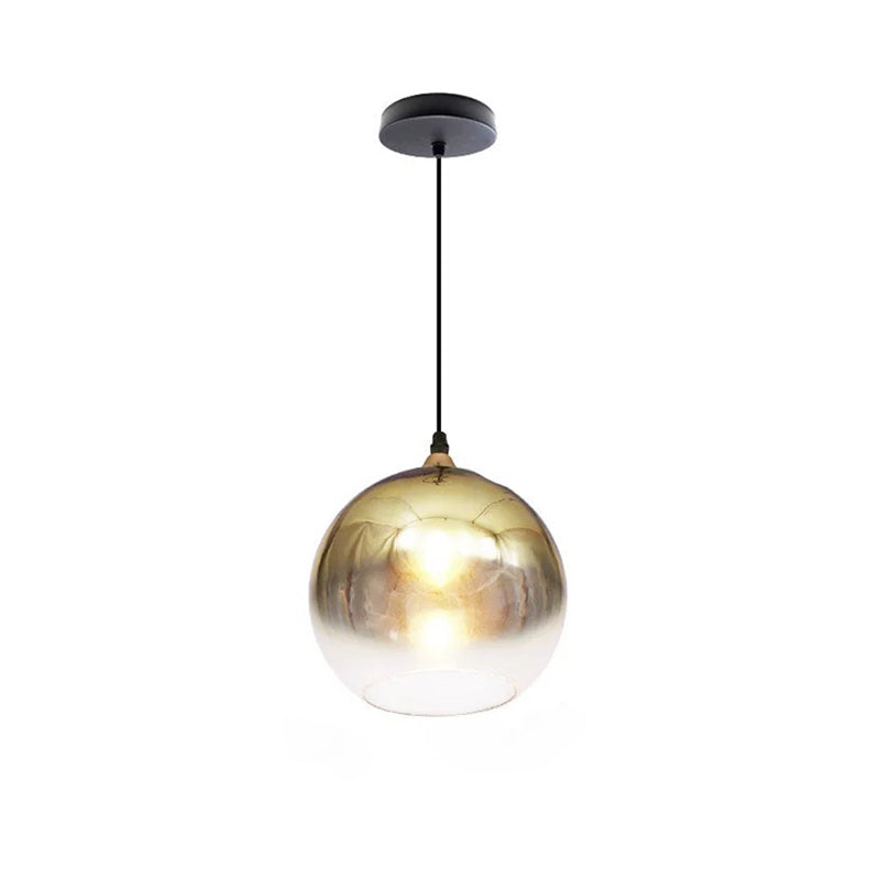 WOMO Lámpara colgante con forma de globo de cristal de colores - WM2500