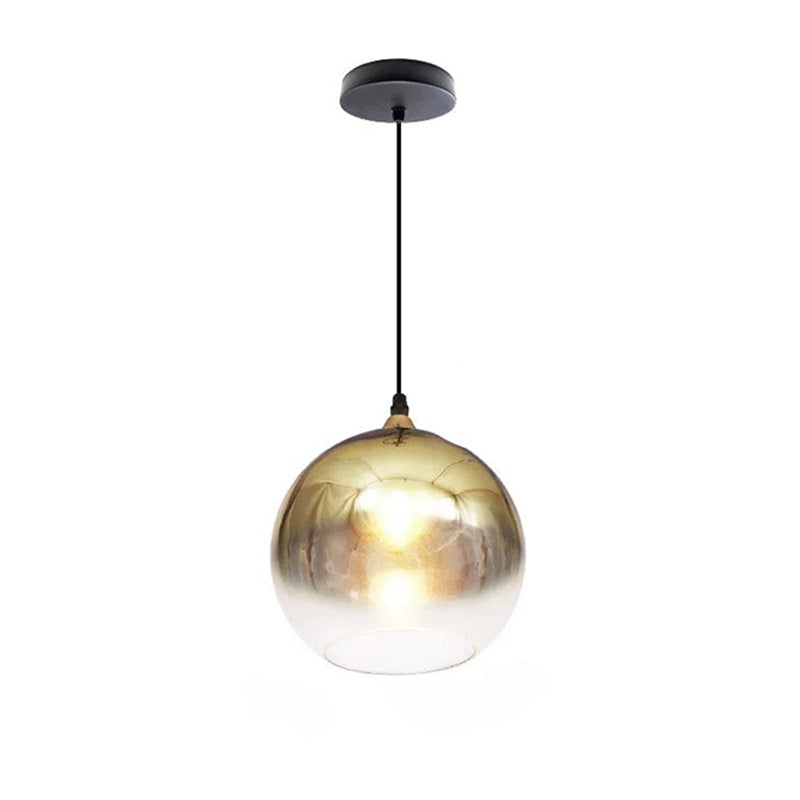 WOMO Lámpara colgante con forma de globo de cristal de colores - WM2500