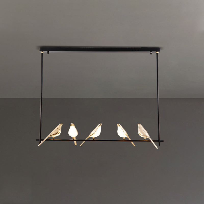 Lámpara de araña lineal WOMO Gold Bird-WM2512b