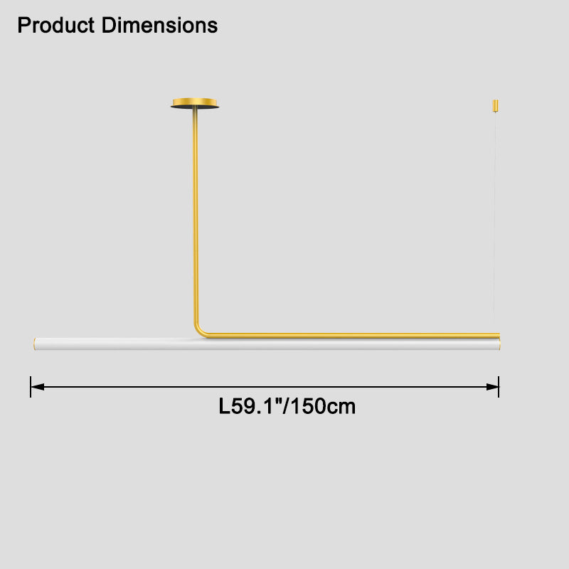 Lámpara colgante LED lineal WOMO-WM2526
