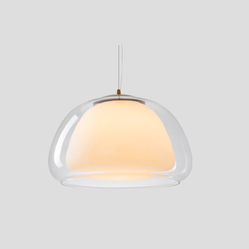 Lámpara colgante de cúpula de cristal WOMO-WM2537