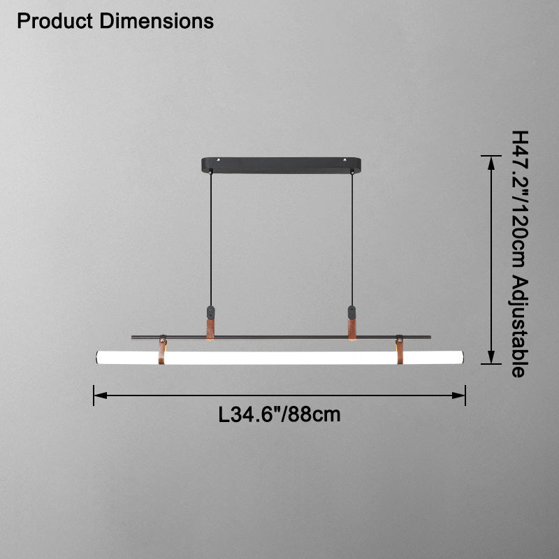 WOMO Lámpara colgante LED lineal Rod - WM2560