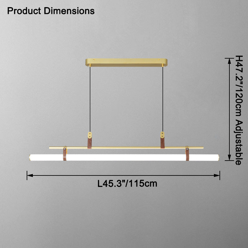 WOMO Lámpara colgante LED lineal Rod - WM2560