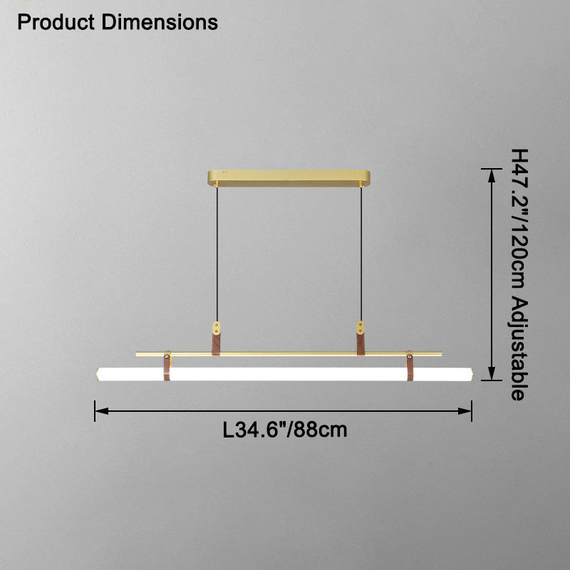 WOMO Lámpara colgante LED lineal Rod - WM2560