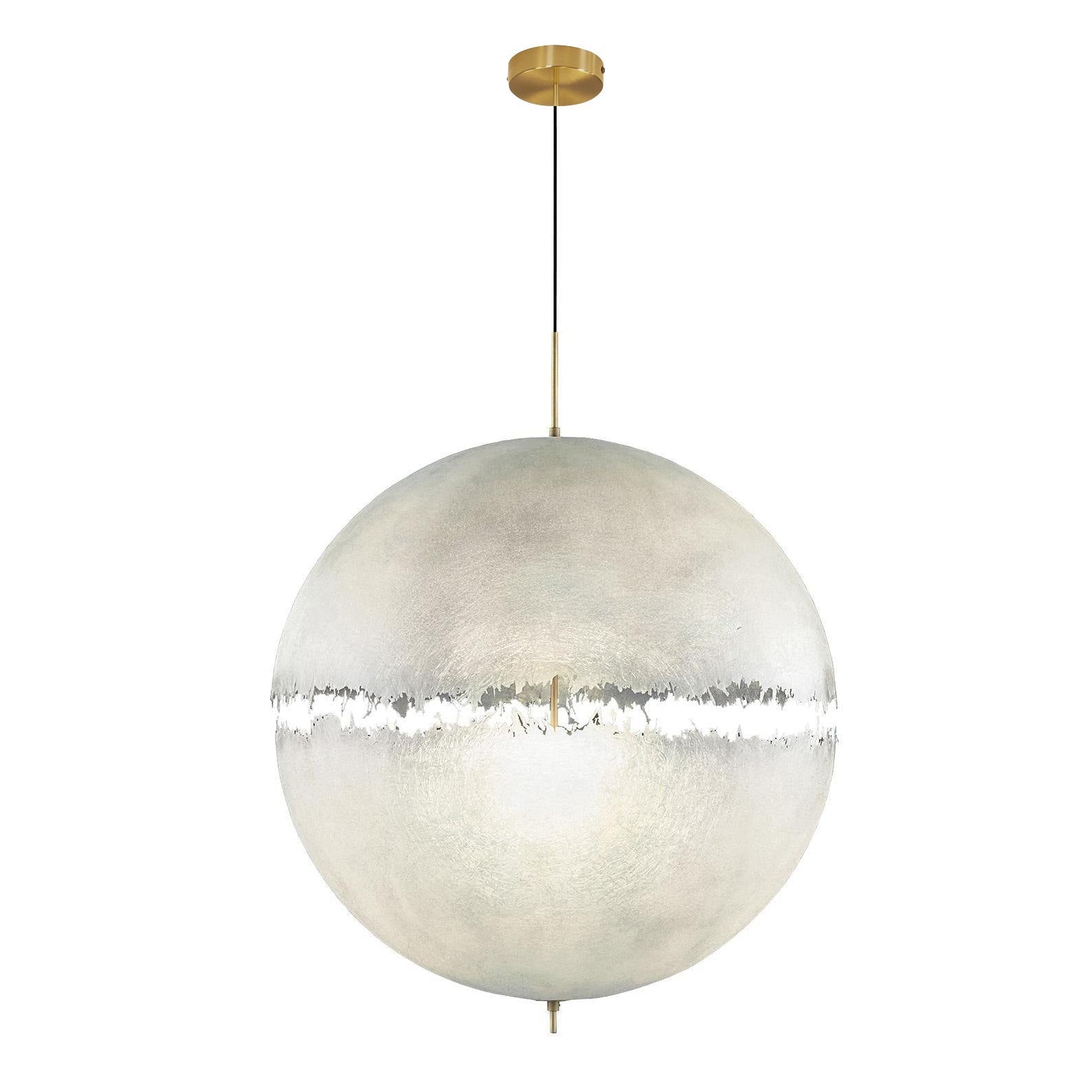 Lámpara colgante WOMO de fibra de vidrio con forma de globo - WM2577