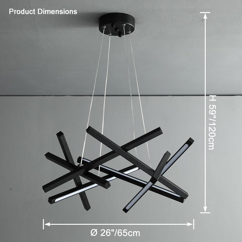 Lámpara de araña LED WOMO Stick-WM2583