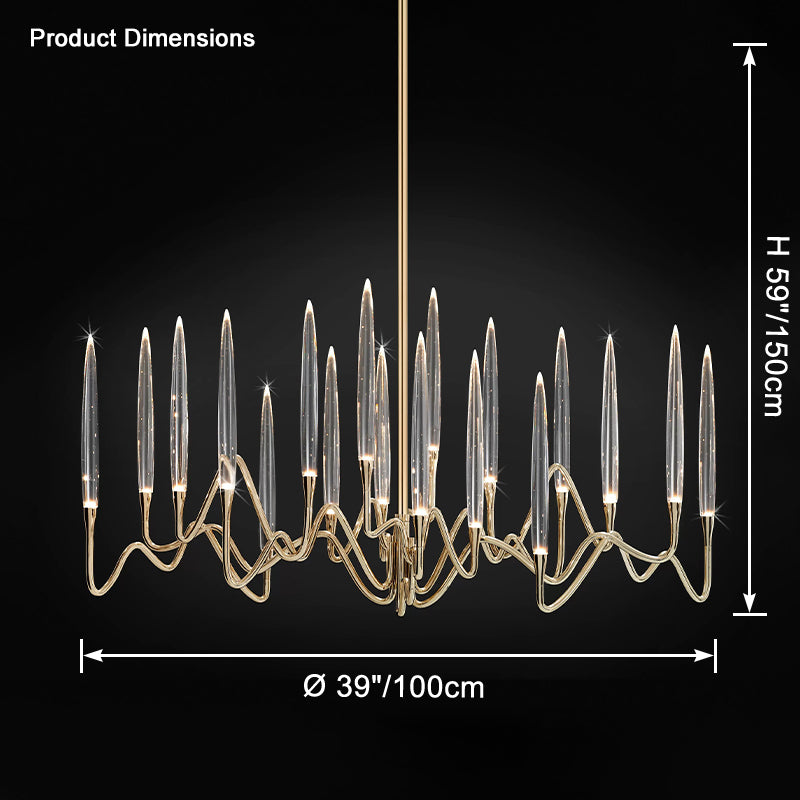 WOMO Candelabro de cristal - WM2602