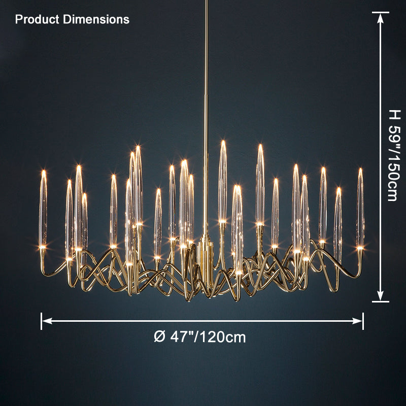 WOMO Candelabro de cristal - WM2602