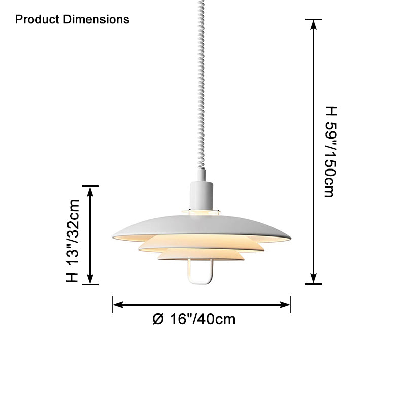 WOMO Danish Rise and Fall Pendant Lamp - WM2663