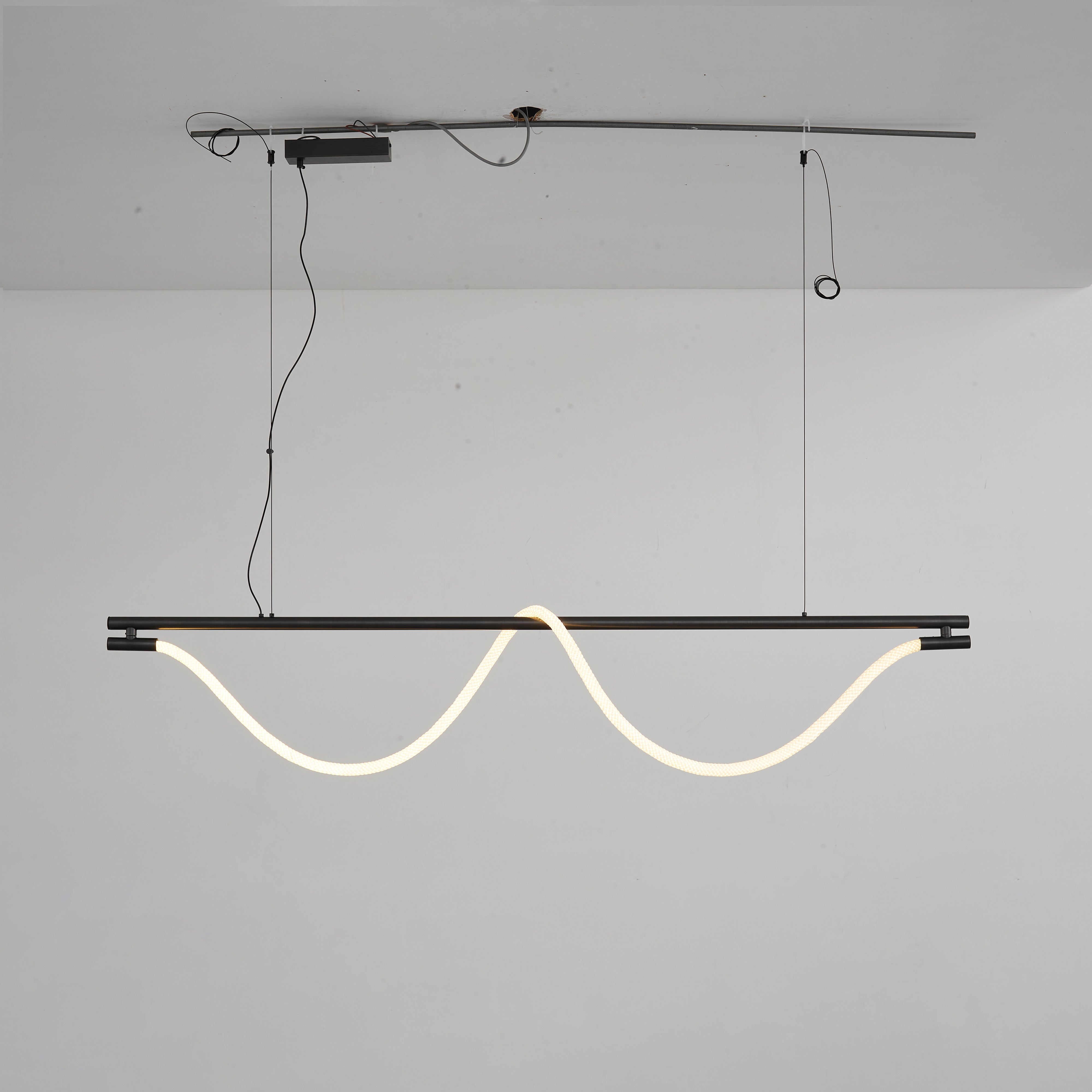 Lámpara de araña lineal LED WOMO Rope - WM2742
