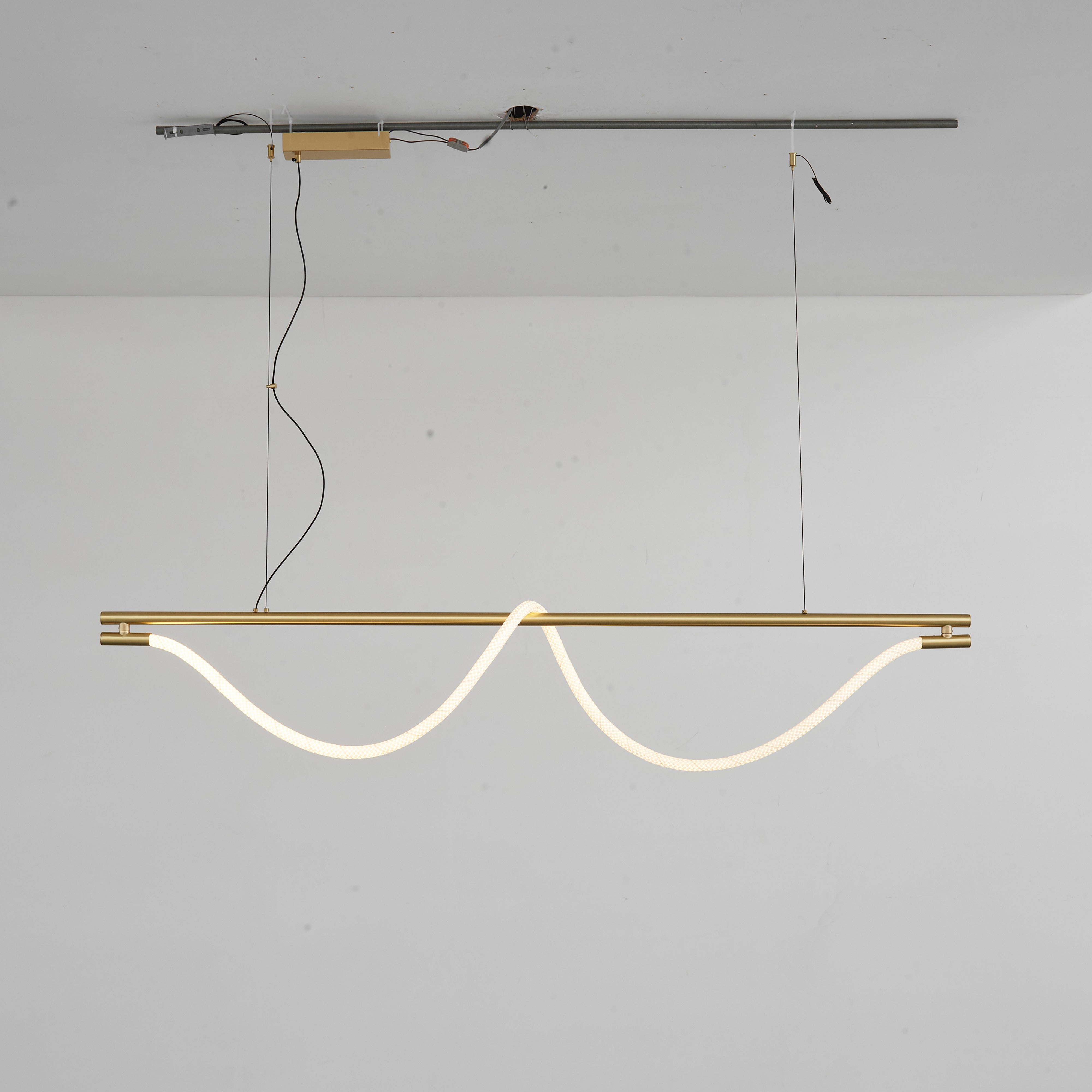 Lámpara de araña lineal LED WOMO Rope - WM2742