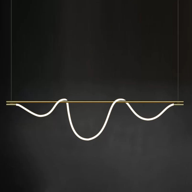Lámpara de araña lineal LED WOMO Rope - WM2742