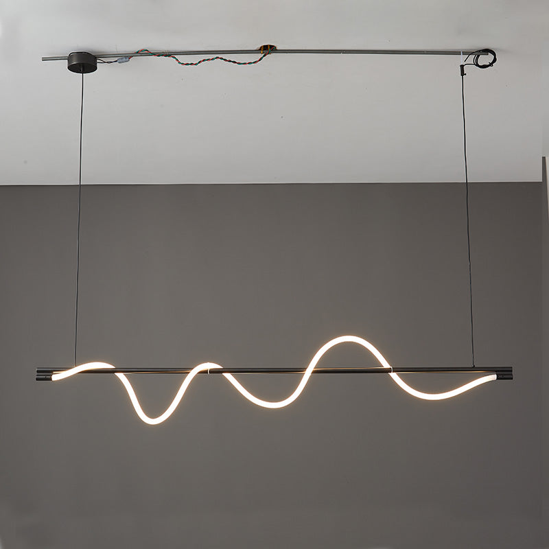 Lámpara de araña lineal LED WOMO Rope - WM2756