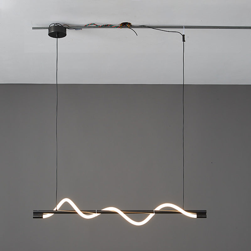 Lámpara de araña lineal LED WOMO Rope - WM2756