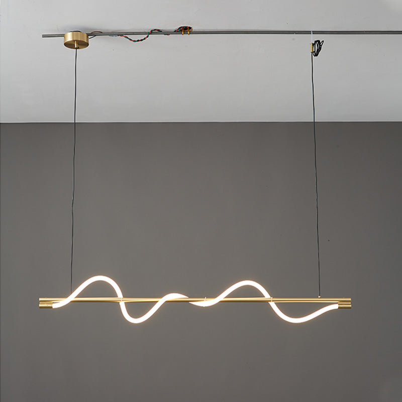 Lámpara de araña lineal LED WOMO Rope - WM2756