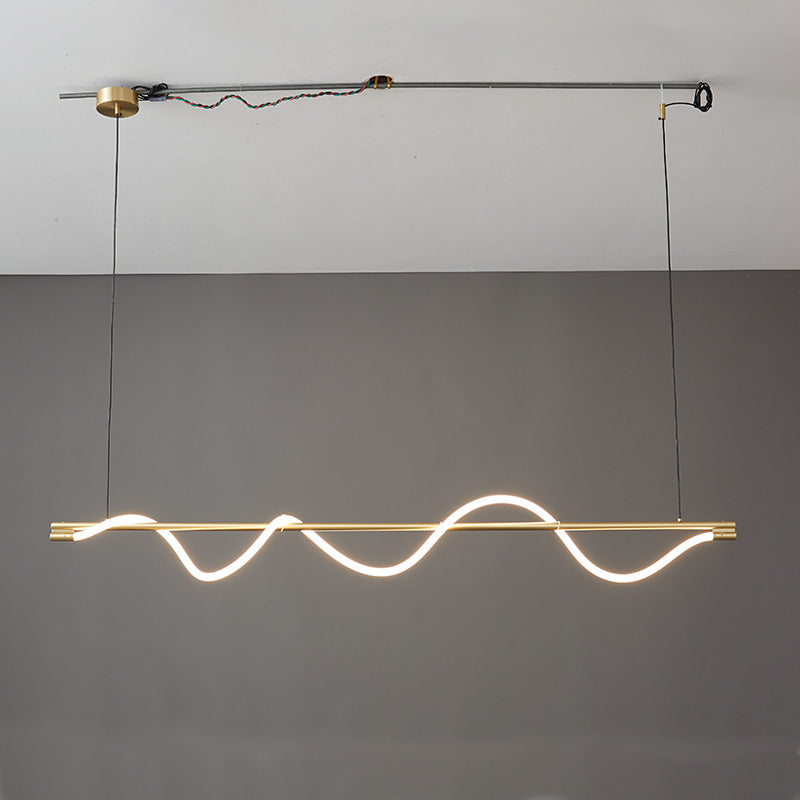 Lámpara de araña lineal LED WOMO Rope - WM2756