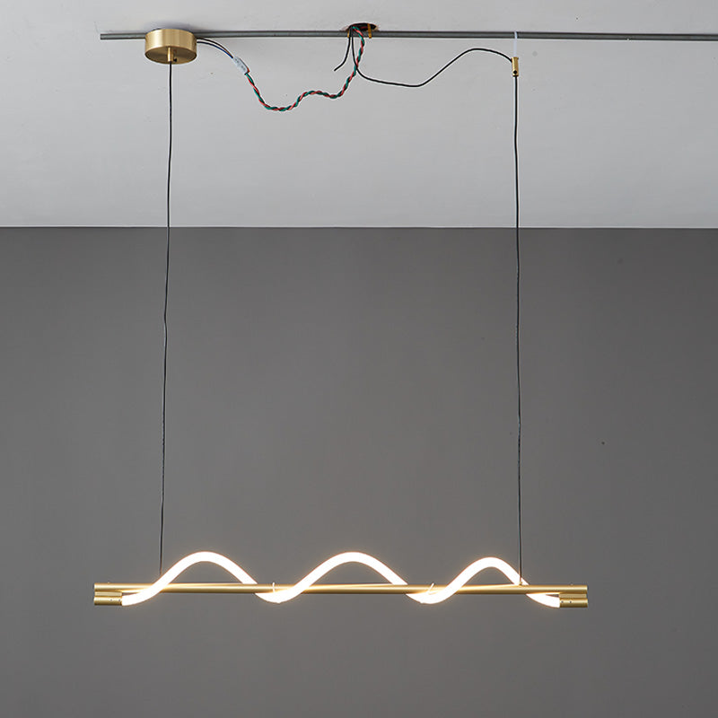 Lámpara de araña lineal LED WOMO Rope - WM2756