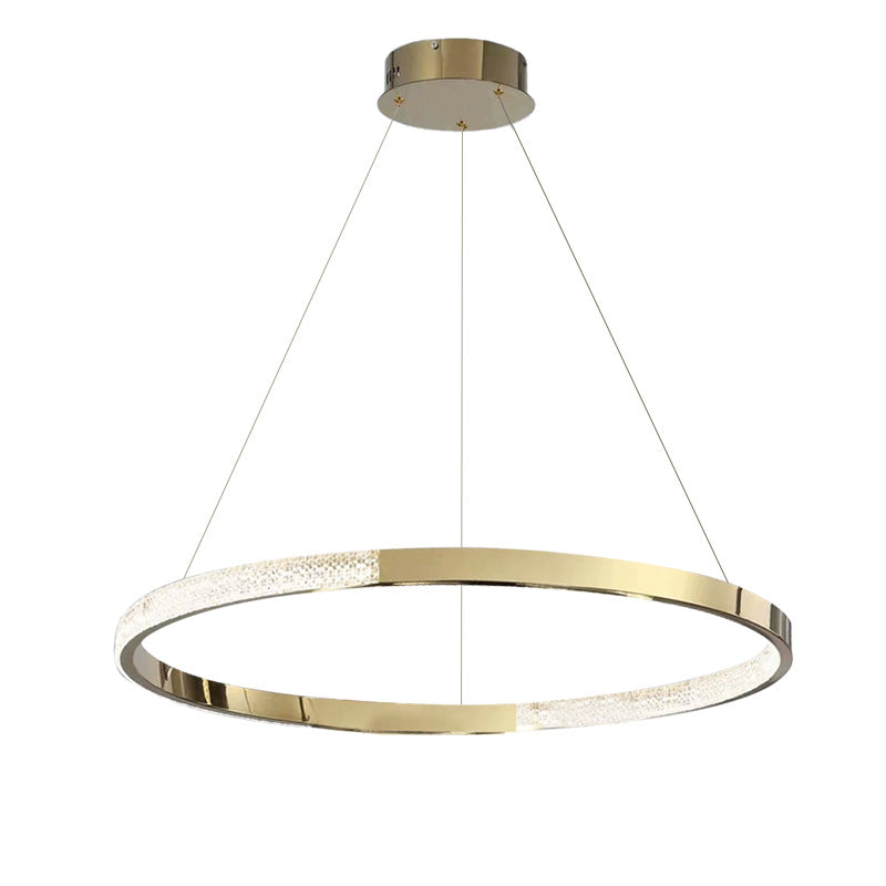 WOMO LED Chandelier with Gold Ring - WM2795