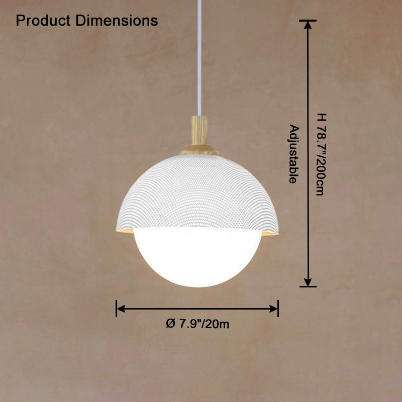 Lámpara colgante WOMO Globe de cristal - WM2831