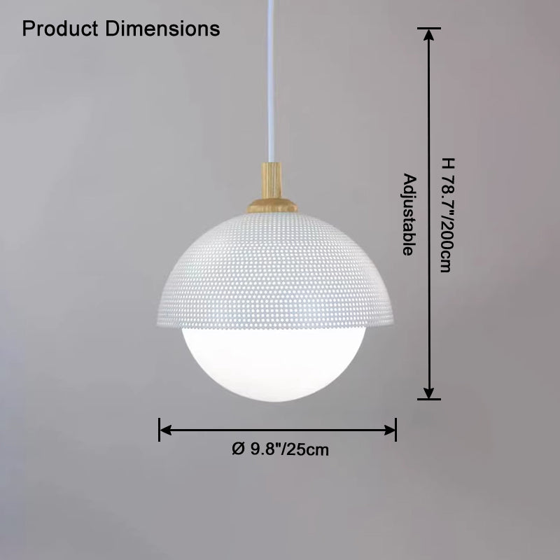 Lámpara colgante WOMO Globe de cristal - WM2831