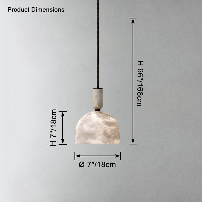 Pendant lamp WOMO Oki Alabaster-WM2899