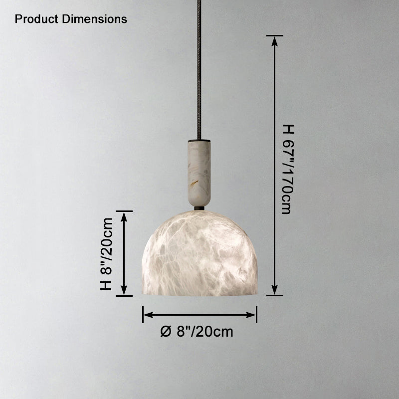 Pendant lamp WOMO Oki Alabaster-WM2899