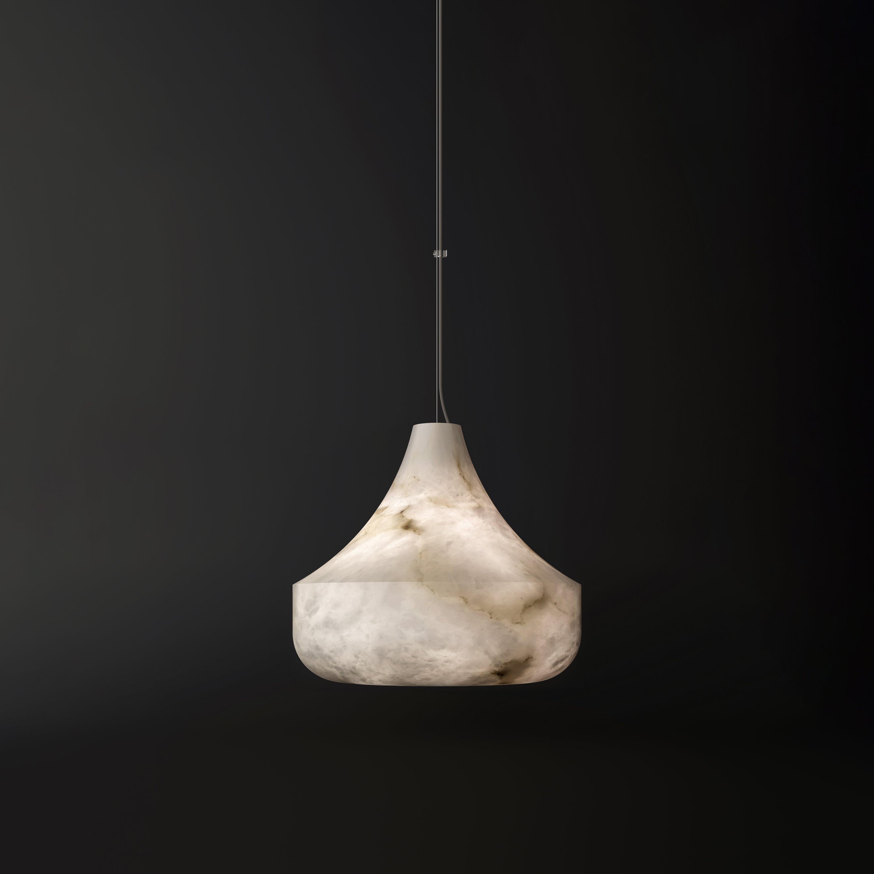 Lámpara colgante WOMO Cone Alabaster-WM2905