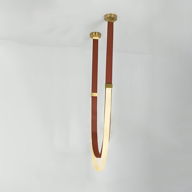 WOMO Leather Ribbon Chandelier - WM2908
