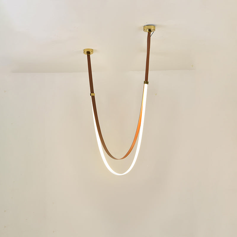 WOMO Leather Ribbon Chandelier - WM2908