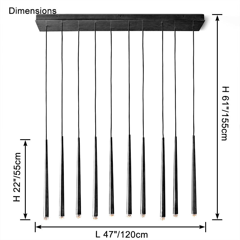 Lámpara lineal de tubo WOMO-WM2909