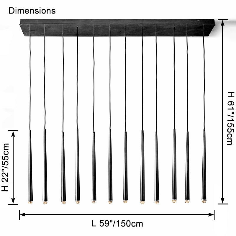 Lámpara lineal de tubo WOMO-WM2909