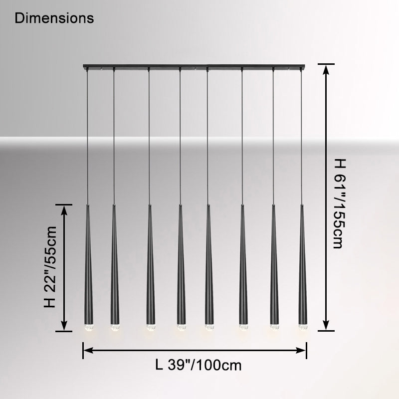 Lámpara lineal de tubo WOMO-WM2909