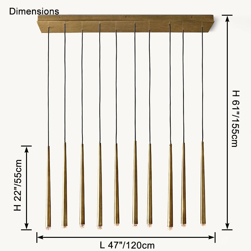Lámpara lineal de tubo WOMO-WM2909