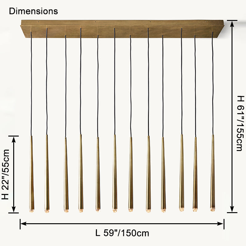 Lámpara lineal de tubo WOMO-WM2909
