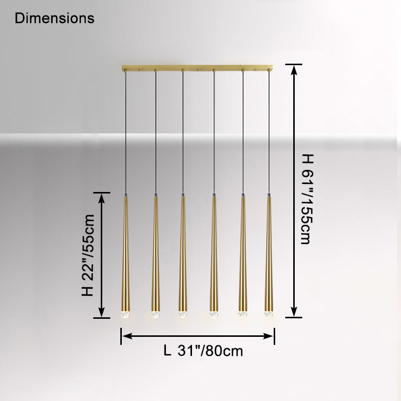 Lámpara lineal de tubo WOMO-WM2909