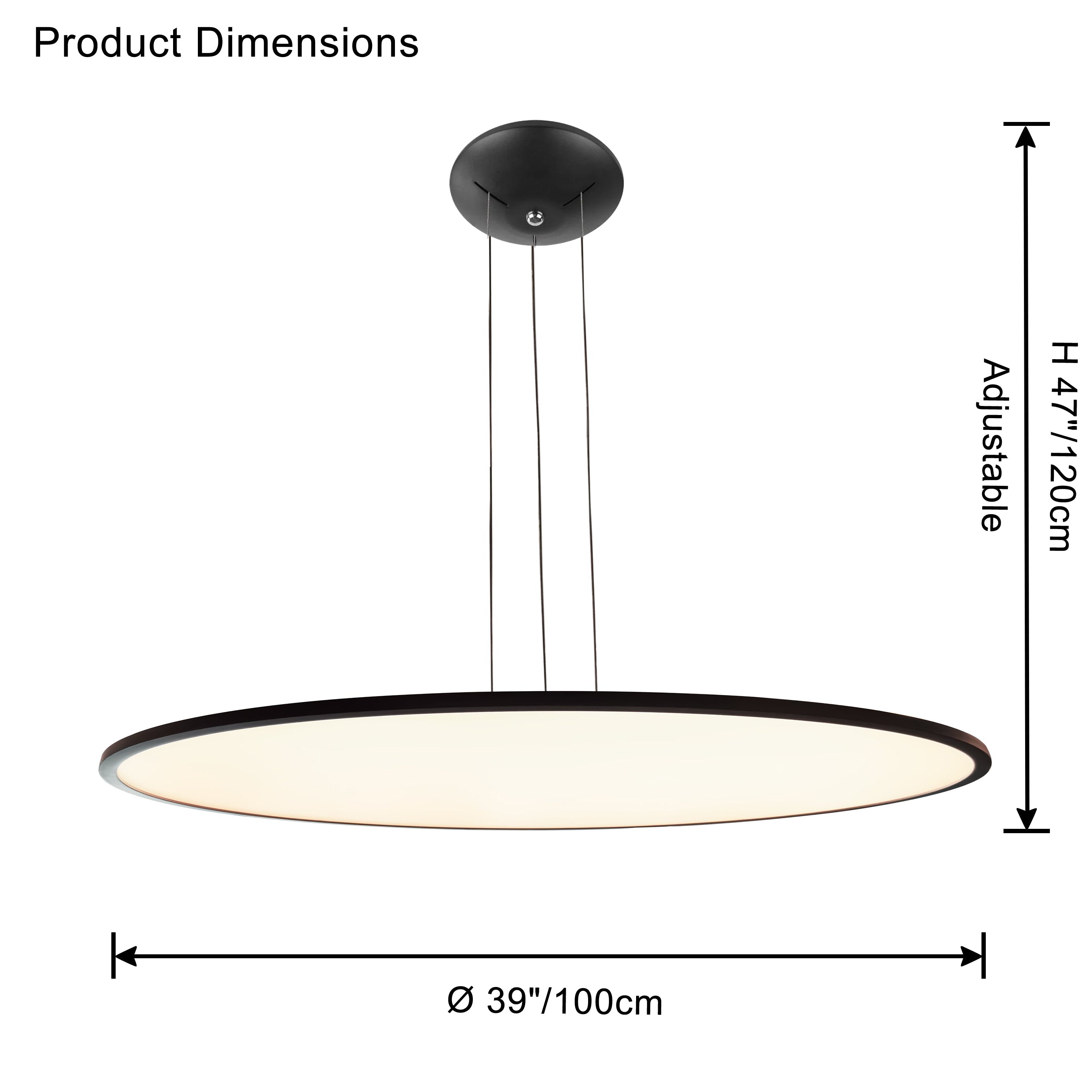 Large Disc Pendant Lamp WOMO-WM2911