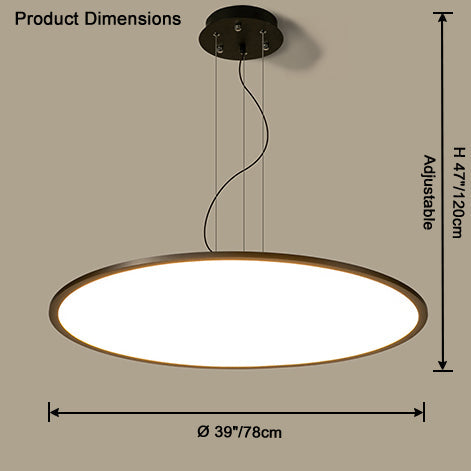 Large Disc Pendant Lamp WOMO-WM2911
