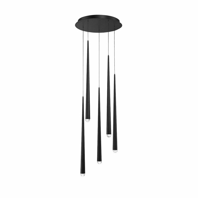 Lámpara de araña tubular en cascada WOMO-WM2914