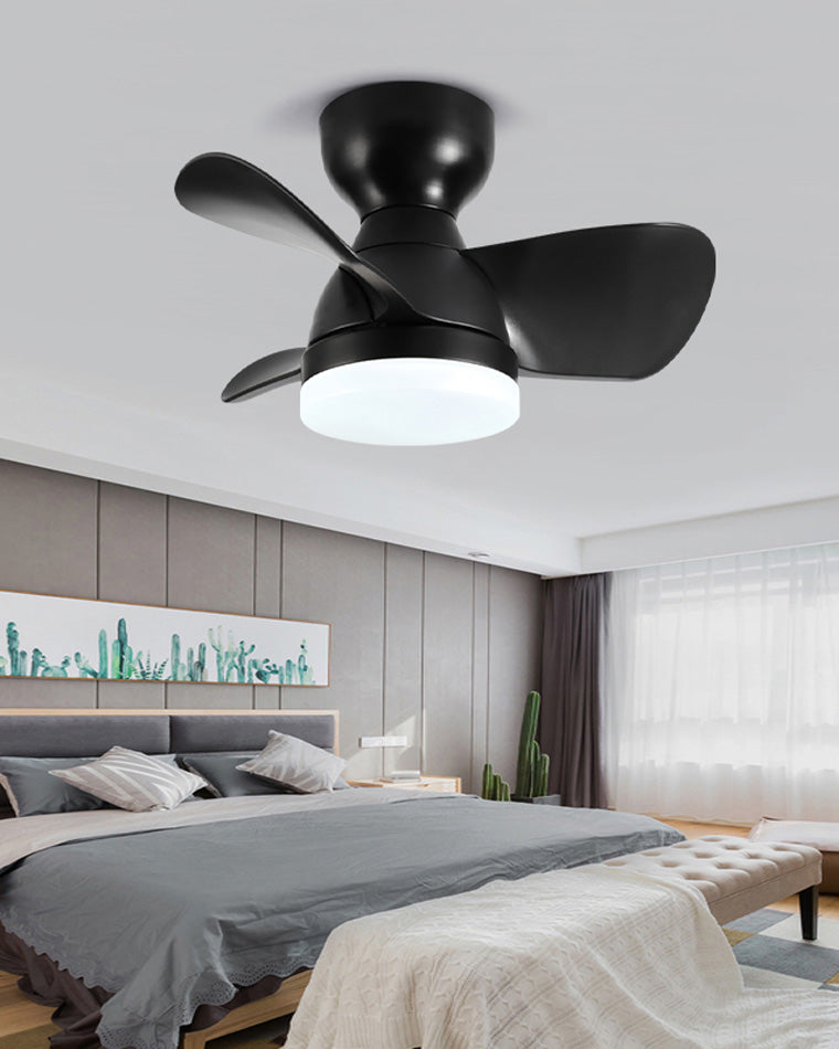 WOMO Ventiladores de techo con luz Pequeña Empotrada - WM5114