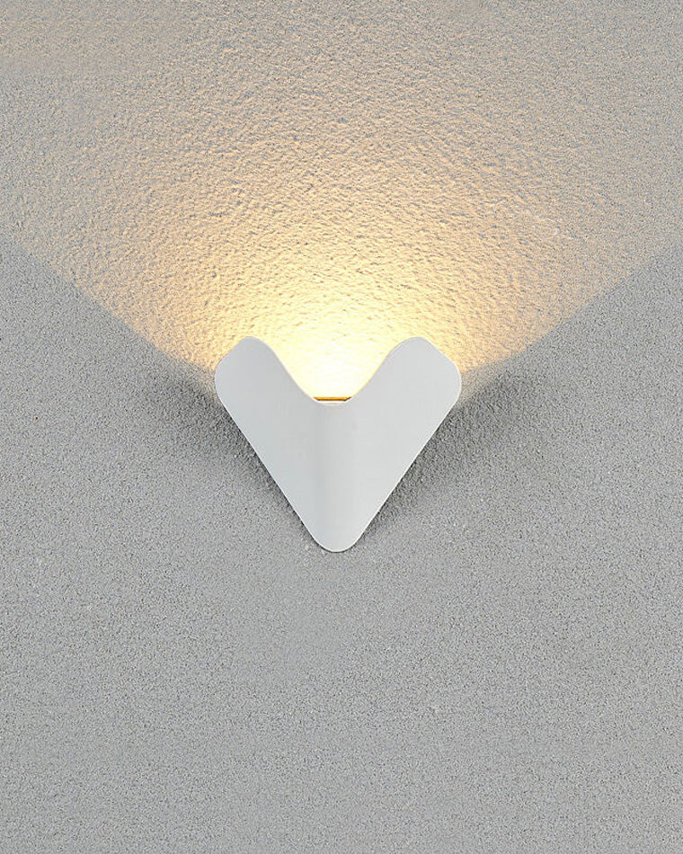 WOMO Aplique de pared triangular para exterior - WM9059